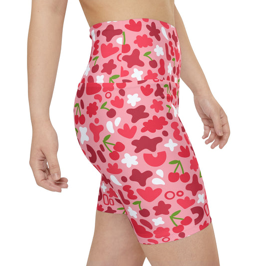 Cherry Workout Shorts