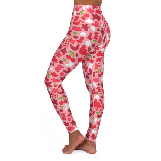 Cherry High Waisted Leggings