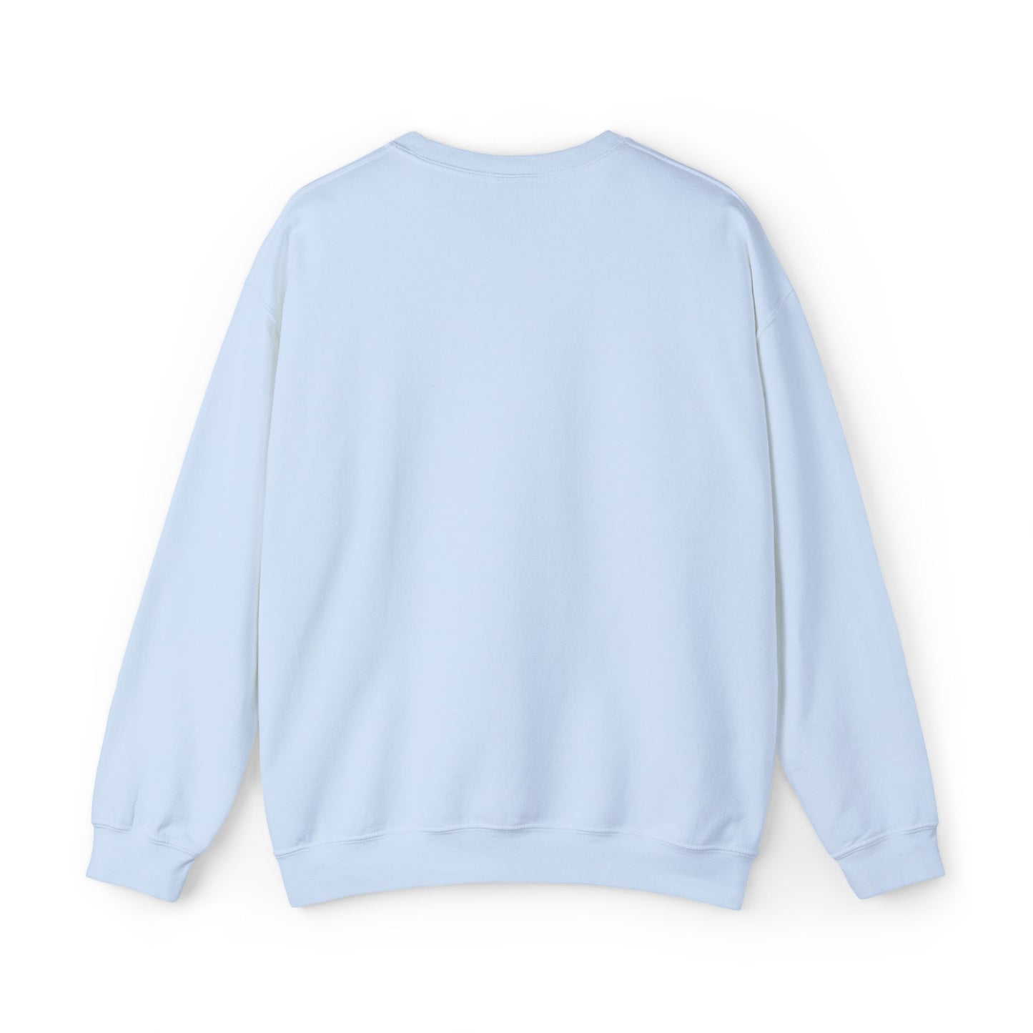 Blue Embroidered Crewneck Sweatshirt