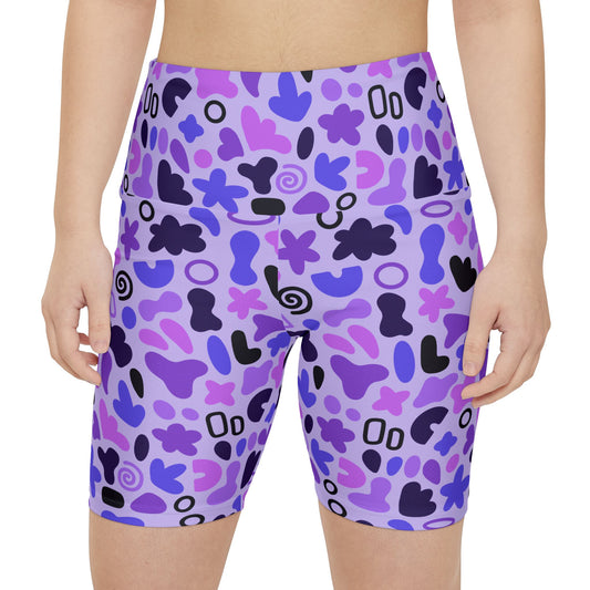 Purple Workout Shorts