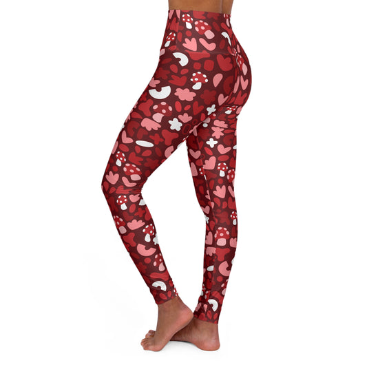 Mushroom High Waisted Leggings