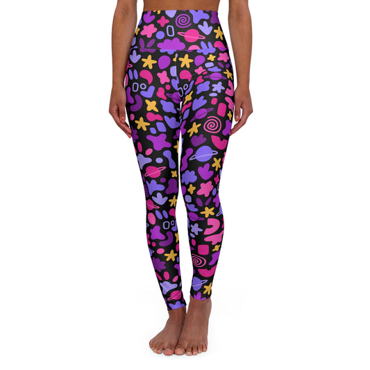 Space High Waisted Leggings