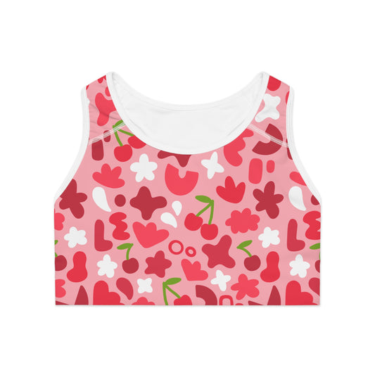 Cherry Sports Bra